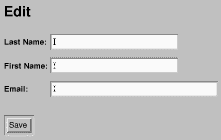 Form for adding a new entry